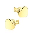 Heart Shaped Silver Ear Stud STS-5310